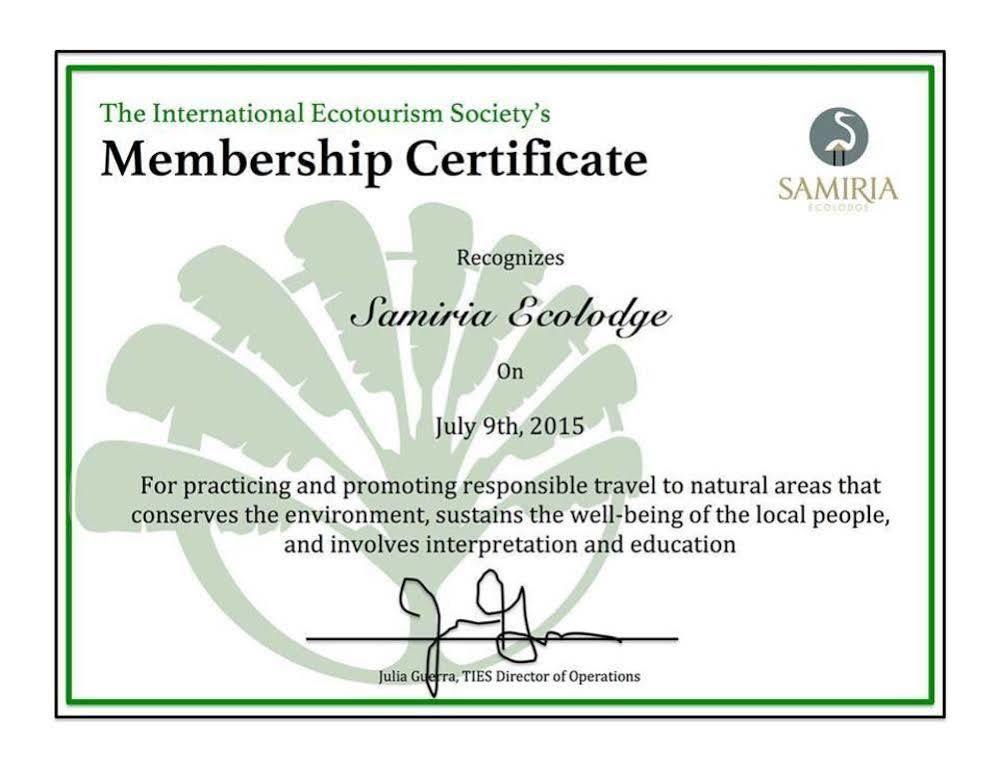 Samiria Ecolodge Iquitos Exterior photo